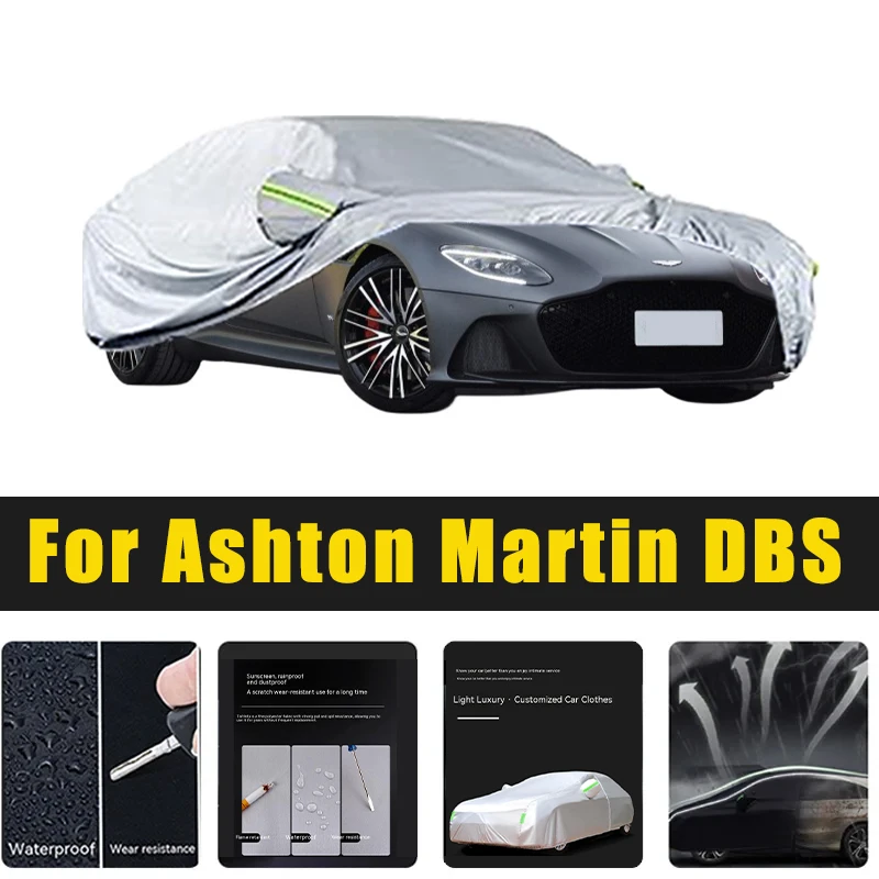 

Full Car Covers Outdoor Sun UV Protection Dust Rain Snow Oxford cover Protective For Ashton Martin DBS Accessories