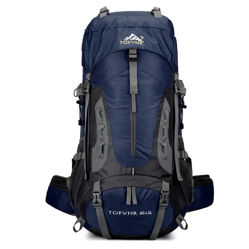 

70L Camping Backpack Men Travel Bag Climbing Rucksack Trekking Hiking Storage Pack Outdoor Mountaineering Sports Shoulder Bags