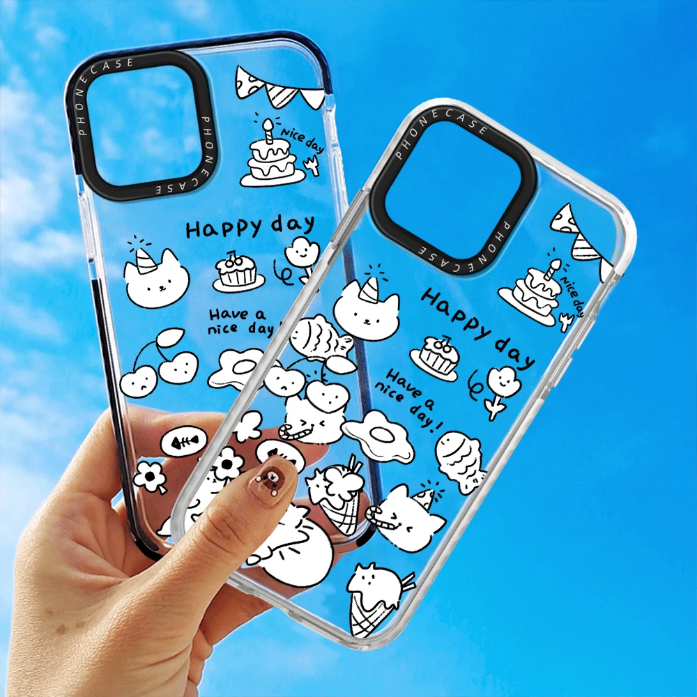 Korean Cat Phone Case for iPhone 14 13 Pro Max Mini XR XSMax 7 8 Plus SE Soft TPU Transparent Cover for iPhone 12 11 Capas
Korean Cat Phone Case for iPhone 14 13 Pro Max Mini XR XSMax 7 8 Plus SE Soft TPU Transparent Cover for iPhone 12 11 Capas