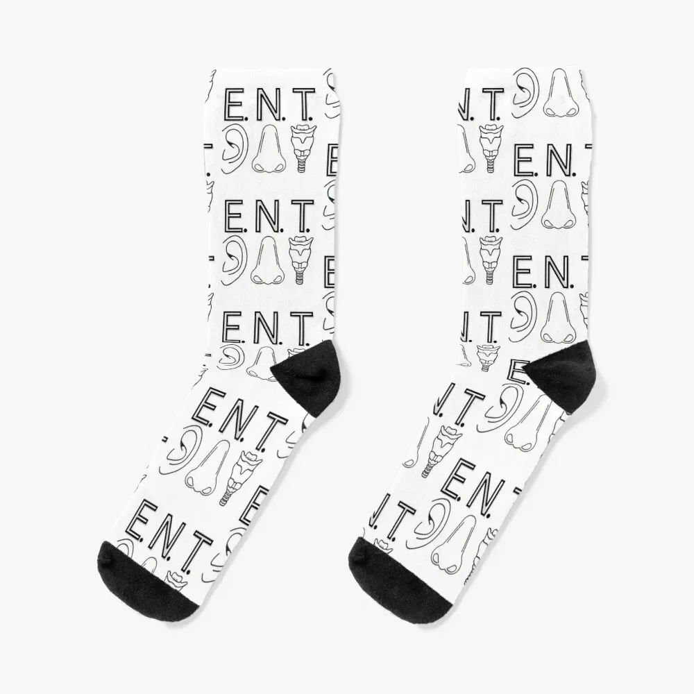 

ENT Ear Nose Throat Socks tennis christmass gift shoes Girl'S Socks Men's