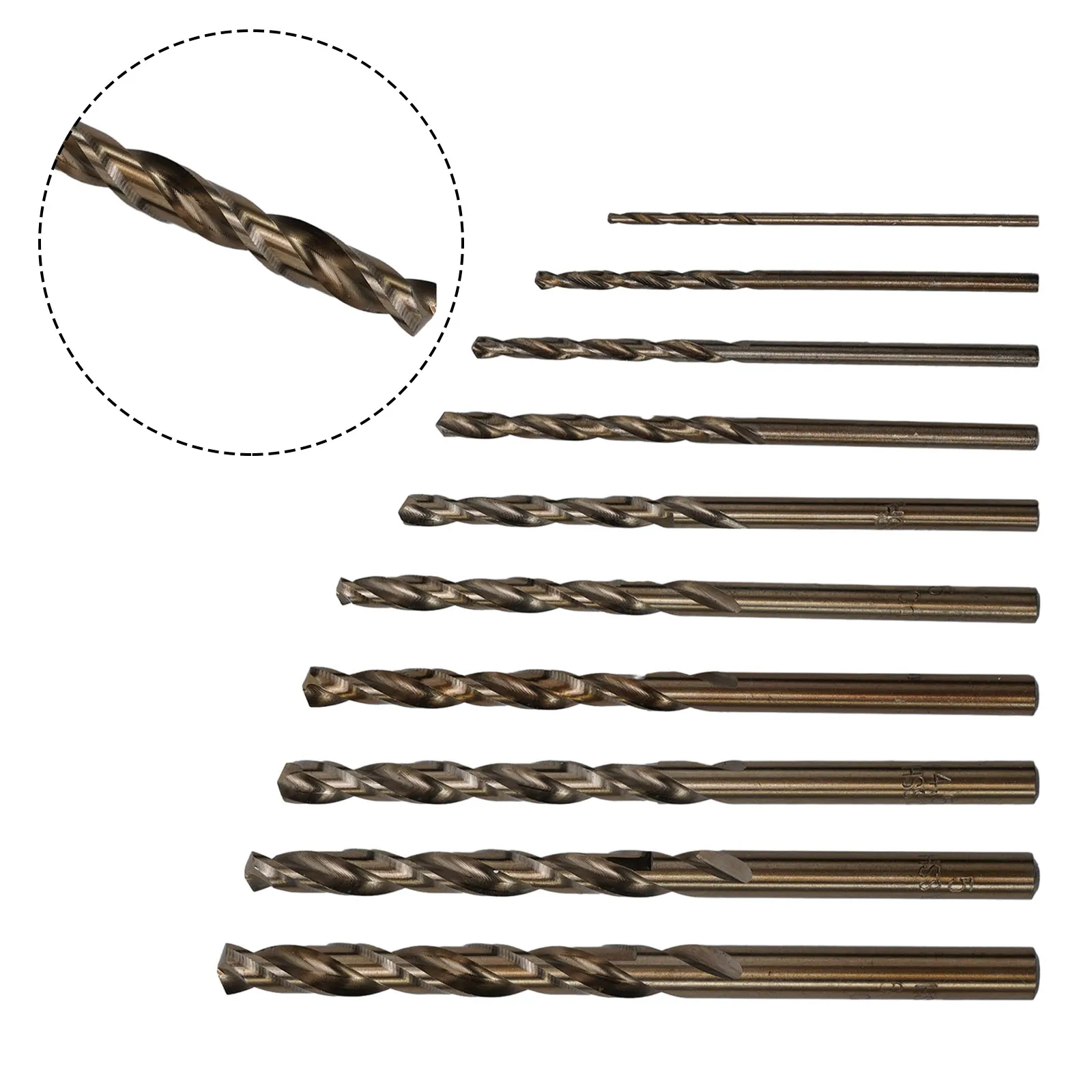 Drill Bit Discover the Superior Quality of HSS M35 Cobalt Drill Bits Perfect for Metal and Stainless Steel 10PCS Set
Drill Bit Discover the Superior Quality of HSS M35 Cobalt Drill Bits Perfect for Metal and Stainless Steel 10PCS Set