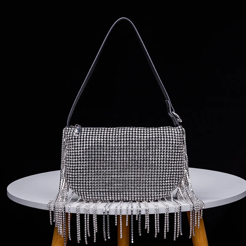 Rhinestone Evening Clutch Women Bag Purses Ladies Handbag Women's Luxury Diamonds Shoulder Shiny Crystal Underarm Fashion Bag
Rhinestone Evening Clutch Women Bag Purses Ladies Handbag Women's Luxury Diamonds Shoulder Shiny Crystal Underarm Fashion Bag