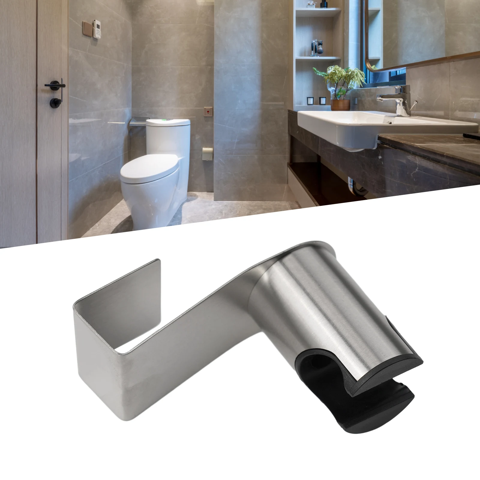 2 Mounting Optional Choice Head Mounting Sprayer Holder Stainless Steel 1pcs Brushed Nickel Shower Holder Long Time New
2 Mounting Optional Choice Head Mounting Sprayer Holder Stainless Steel 1pcs Brushed Nickel Shower Holder Long Time New