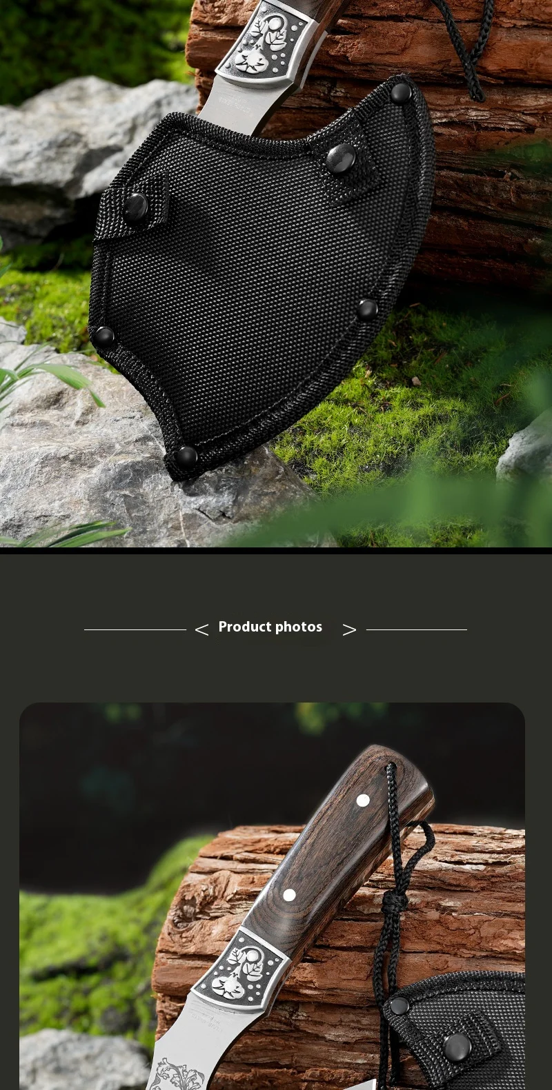 Outdoor Camping Axe, Hiking Logging, Jungle Climbing Axe, Wooden Handle Stainless Steel, Hunting, Survival, Survival Equipment 56 Mallzona Sdae18b697a0e491595e940867189196ct Outdoor Camping Axe, Hiking Logging, Jungle Climbing Axe, Wooden Handle Stainless Steel, Hunting, Survival, Survival Equipment Mallzona