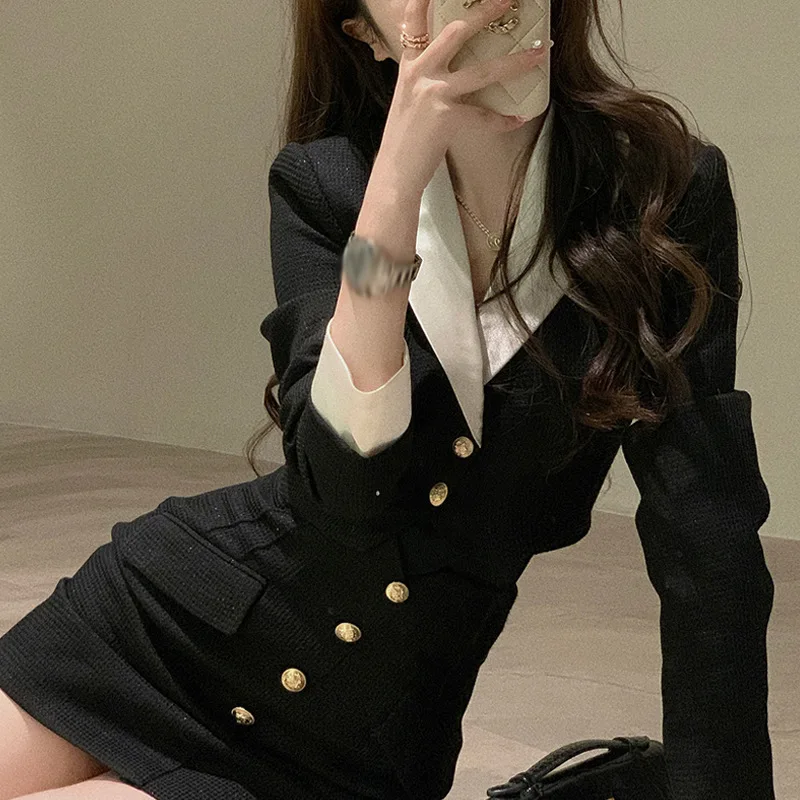 Bodycon Slim Women Suit Lapel Long Sleeve coat Mini skirt Spring Autumn Single Breasted chic Elegant Office Lady 2 pcs set Hot
Bodycon Slim Women Suit Lapel Long Sleeve coat Mini skirt Spring Autumn Single Breasted chic Elegant Office Lady 2 pcs set Hot