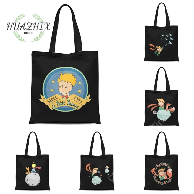 The Little Prince Handbag Cute Fox Rose Aesthetic Reusable Shopping Bag Shoulder Canvas Tote Bags for Women School Totebag Totes
The Little Prince Handbag Cute Fox Rose Aesthetic Reusable Shopping Bag Shoulder Canvas Tote Bags for Women School Totebag Totes