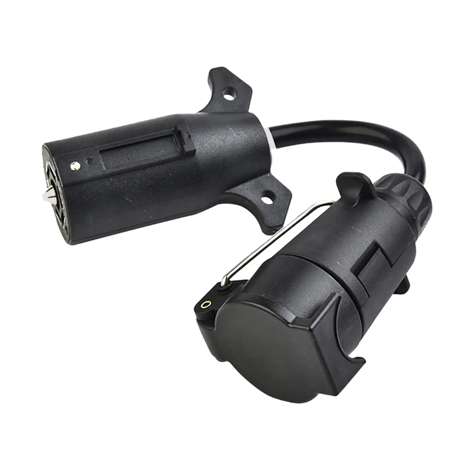 7 Way Blade Socket (US Vehicle) to 7 Pin Round (european Trailer) Trailer Adapter Wiring Connector Trailer Socket Plug Harness
7 Way Blade Socket (US Vehicle) to 7 Pin Round (european Trailer) Trailer Adapter Wiring Connector Trailer Socket Plug Harness