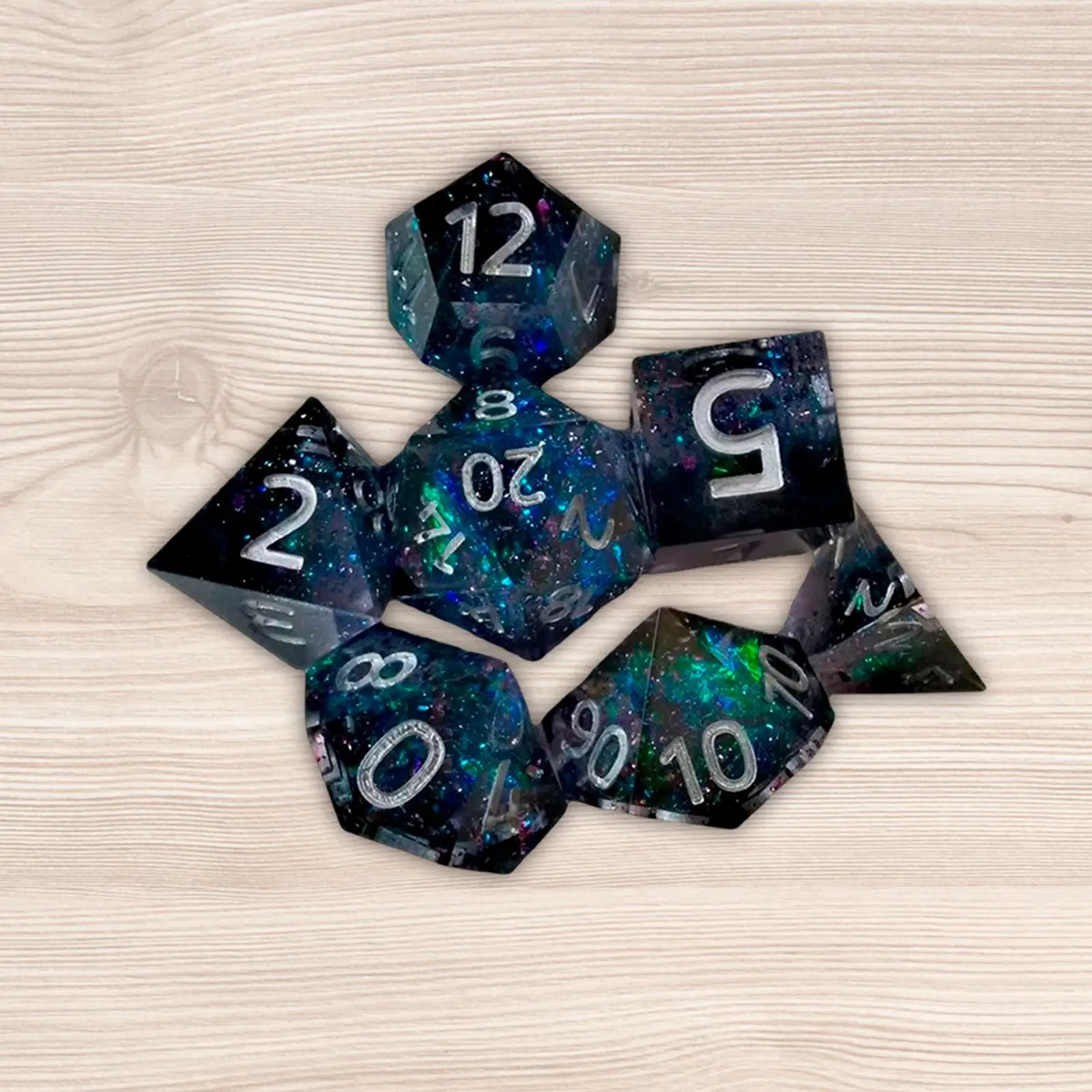 Полимерные кубики из 7 шт., D4 D8 D10 D12 D20 для ролевых игр, настольная игра, карточная игра
Полимерные кубики из 7 шт., D4 D8 D10 D12 D20 для ролевых игр, настольная игра, карточная игра