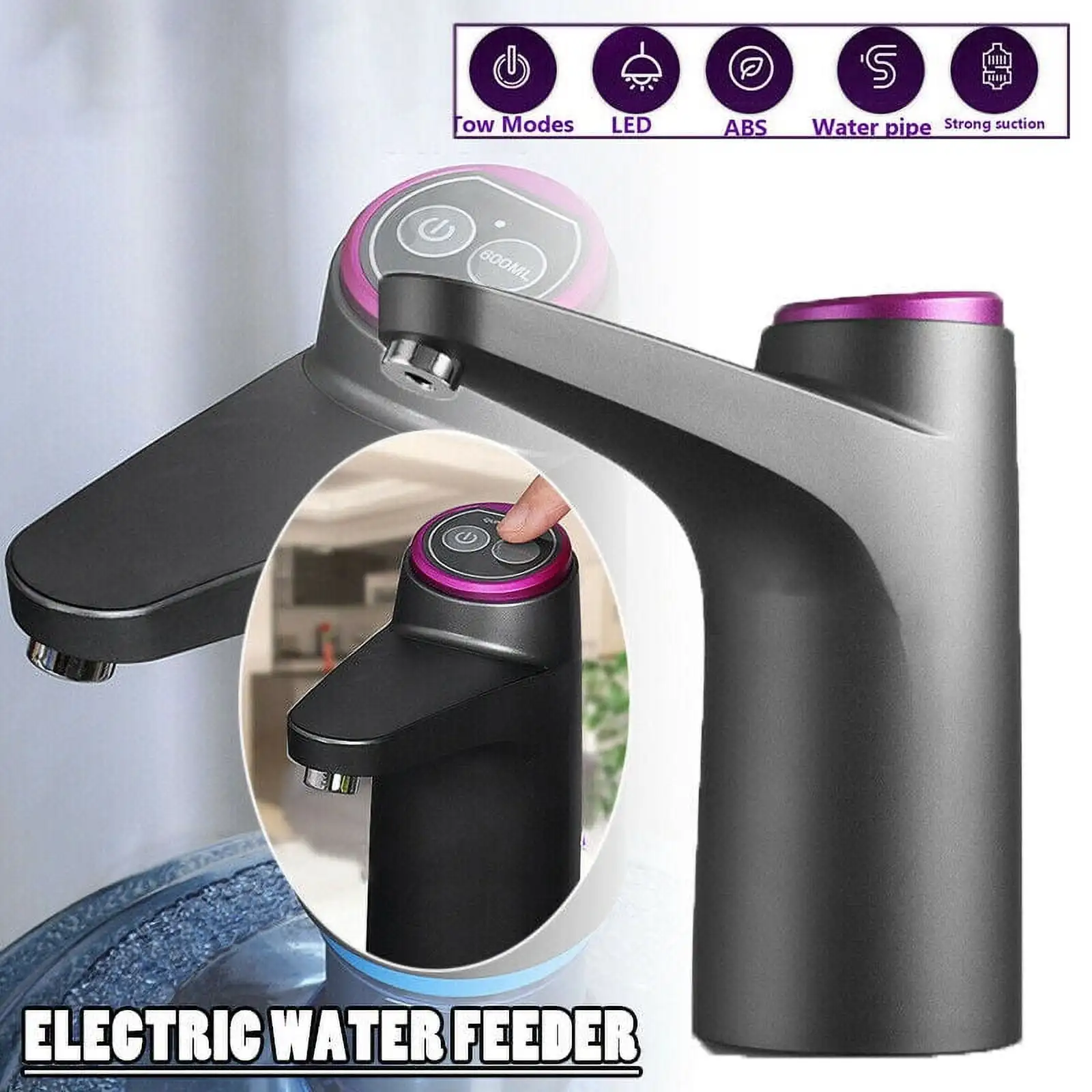 WM_LH Electric Water Dispenser for Home Office Smart Barreled Water Pump Automatic Drinking Bottle Pump
WM_LH Electric Water Dispenser for Home Office Smart Barreled Water Pump Automatic Drinking Bottle Pump