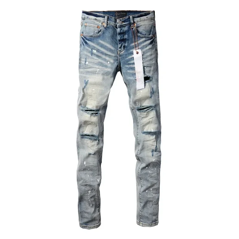 Purple Roca brand jeans top street blue ripped distressed fashion top quality repair low rise skinny denim trousers pants
Purple Roca brand jeans top street blue ripped distressed fashion top quality repair low rise skinny denim trousers pants