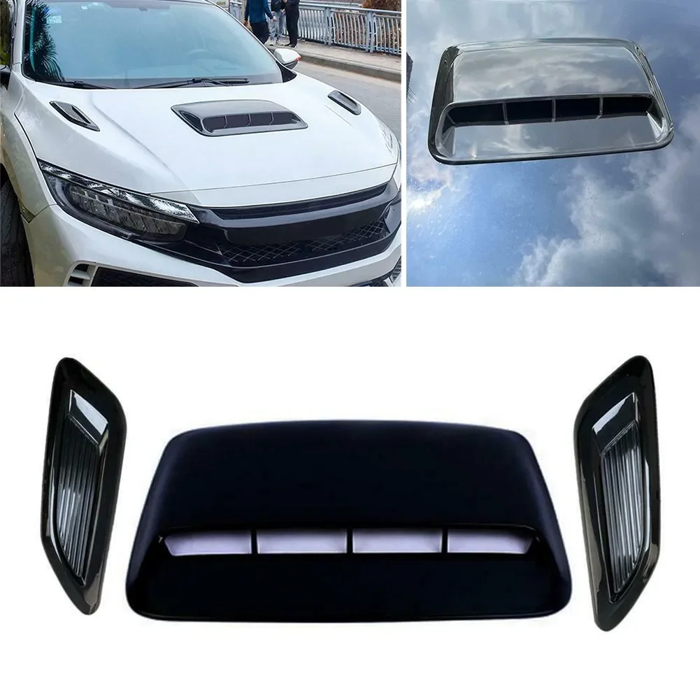 ABS Plastic Cars Hood Vent Decorative Air Flow Intake Bonnet Hood Scoop Cover Exterior Accessories Universal For All Cars
ABS Plastic Cars Hood Vent Decorative Air Flow Intake Bonnet Hood Scoop Cover Exterior Accessories Universal For All Cars