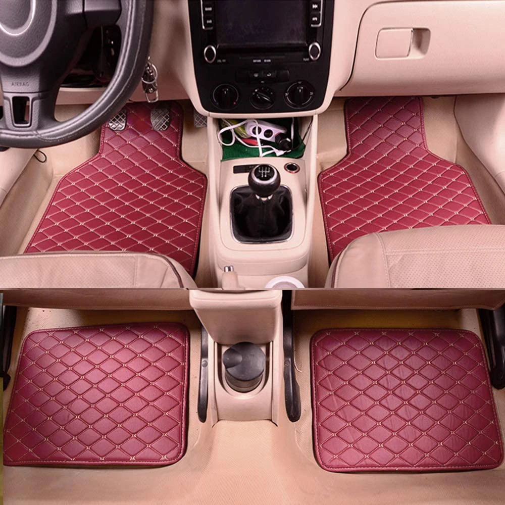 4pcs Universal Leather Car Floor Mat Car-Styling Interior Accessories Mat Floor Carpet Floor Liner Waterproof Foot Pad Protector
4pcs Universal Leather Car Floor Mat Car-Styling Interior Accessories Mat Floor Carpet Floor Liner Waterproof Foot Pad Protector