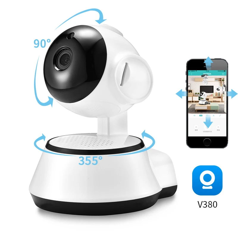 Baby Monitor 1080P Mini Pan/Tilt Wifi IP Camera Panoramic Auto Tracking Two Way Audio Motion Detection Remote Access V380
Baby Monitor 1080P Mini Pan/Tilt Wifi IP Camera Panoramic Auto Tracking Two Way Audio Motion Detection Remote Access V380