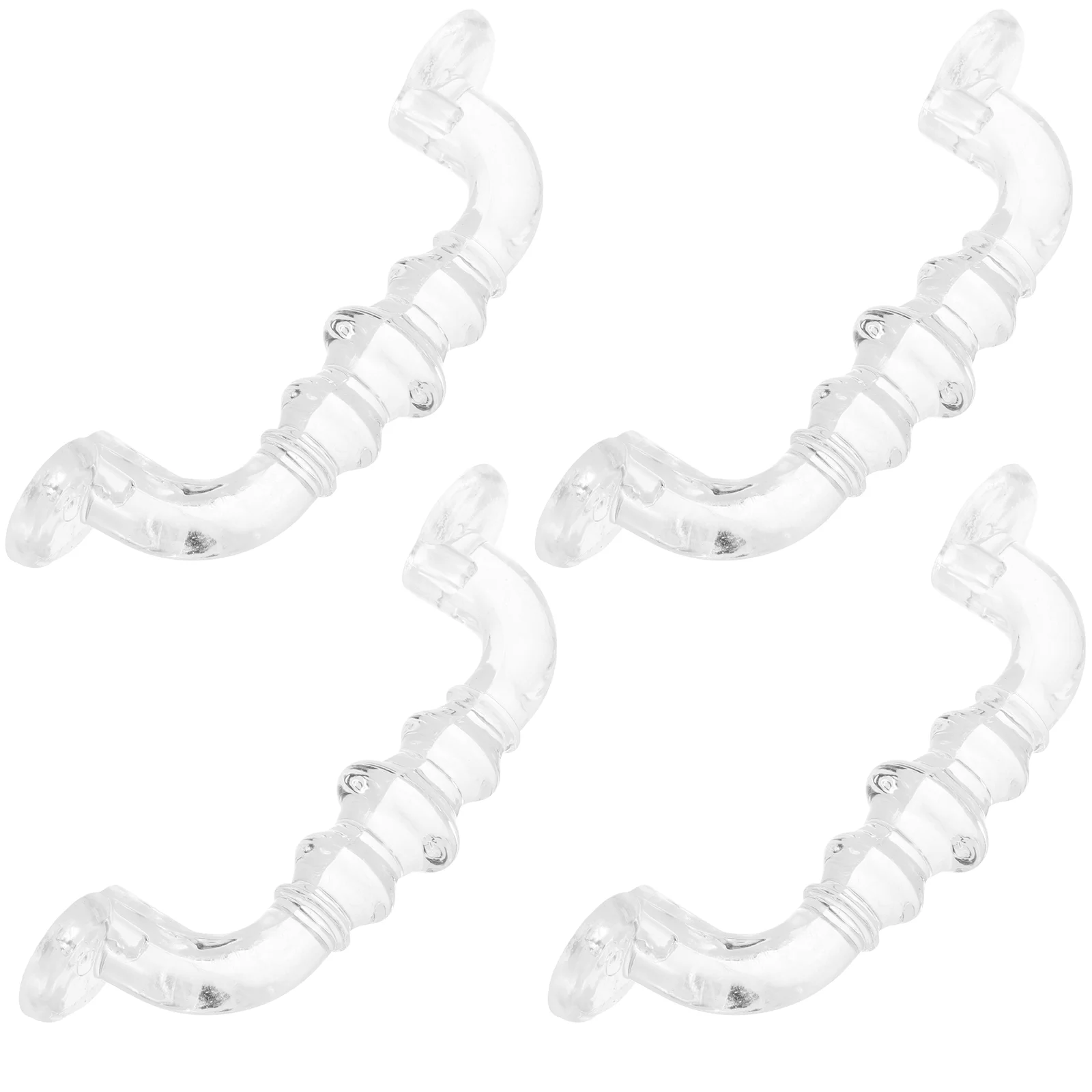 4 Pcs Transparent Handle Furniture Handles Drawer Pulls Cabinet Grip Arch of Foot
4 Pcs Transparent Handle Furniture Handles Drawer Pulls Cabinet Grip Arch of Foot