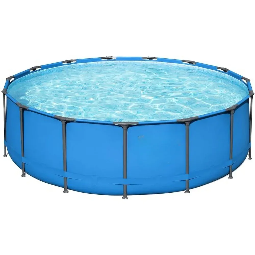 15'x 48 "above ground circular steel frame outdoor swimming pool outdoor metal frame with heavy repair patch
15'x 48 "above ground circular steel frame outdoor swimming pool outdoor metal frame with heavy repair patch