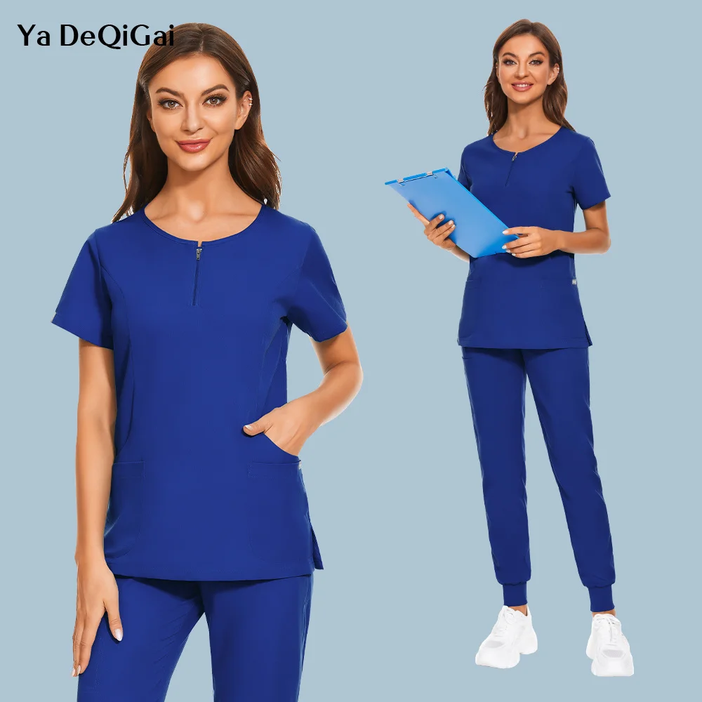 Nurse Uniforms Woman Short Sleeve Fashion Neck Tops Scrubs Medical Uniforms Women Summer Casual Shirt Uniformes Clinicos Muje
Nurse Uniforms Woman Short Sleeve Fashion Neck Tops Scrubs Medical Uniforms Women Summer Casual Shirt Uniformes Clinicos Muje