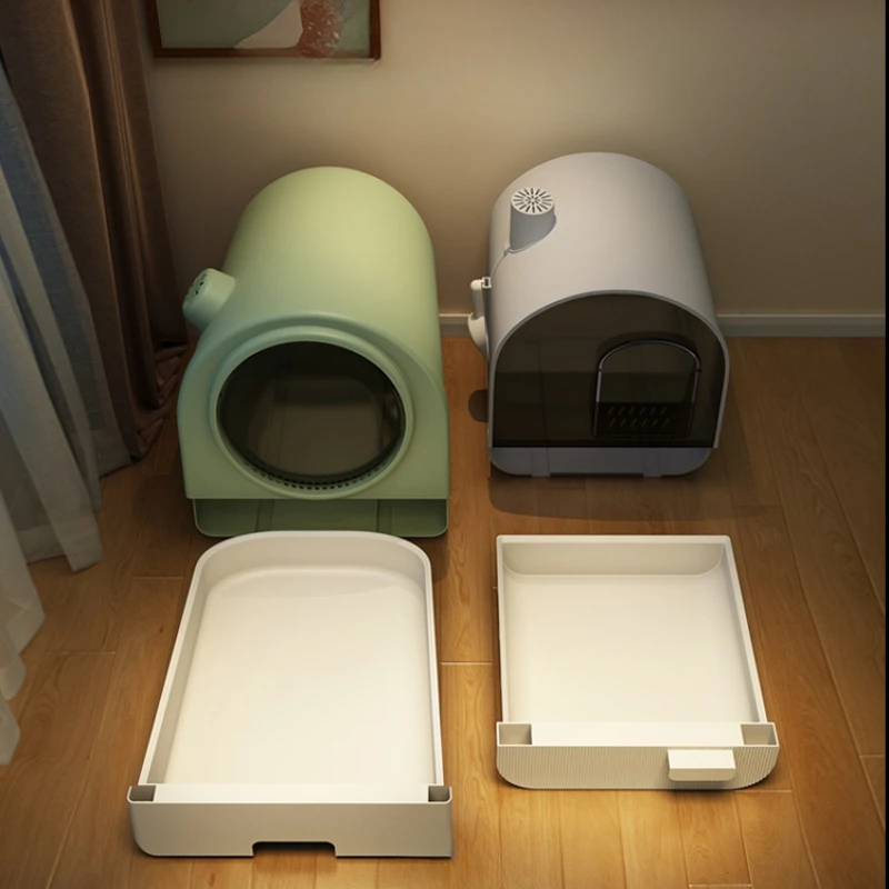 Deodorization Enclosed Cat Bedpans Leak Proof Sandbox Big Drawer Cat Bedpans Toilet Bathroom Arenero Gato Pet Products QF50CB
Deodorization Enclosed Cat Bedpans Leak Proof Sandbox Big Drawer Cat Bedpans Toilet Bathroom Arenero Gato Pet Products QF50CB