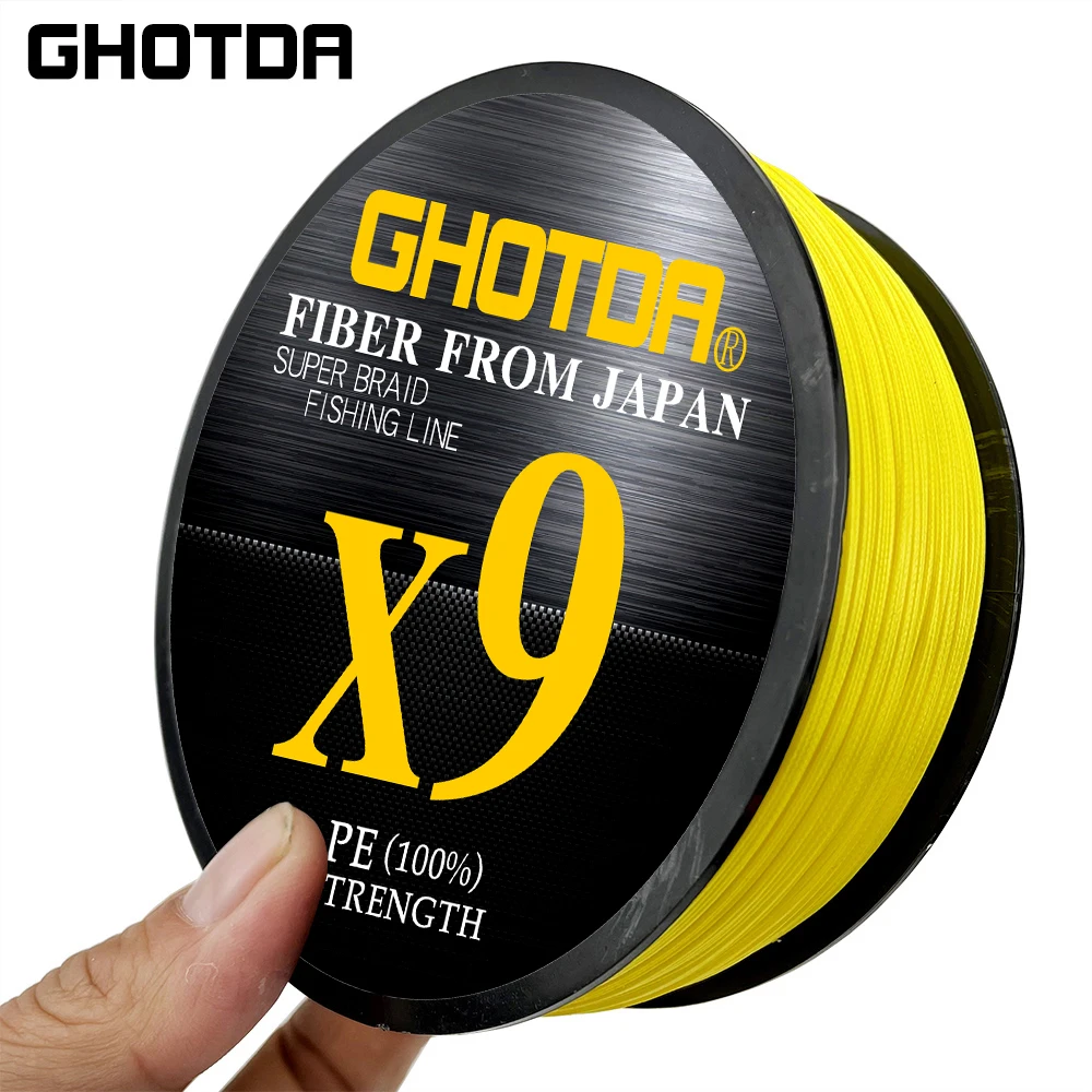 GHOTDA Fishing Travel Accessories 100M 13.2-99LB X9 Fishing Line Braided PE Multifilament Line for Saltwater Freshwater Fishing
GHOTDA Fishing Travel Accessories 100M 13.2-99LB X9 Fishing Line Braided PE Multifilament Line for Saltwater Freshwater Fishing