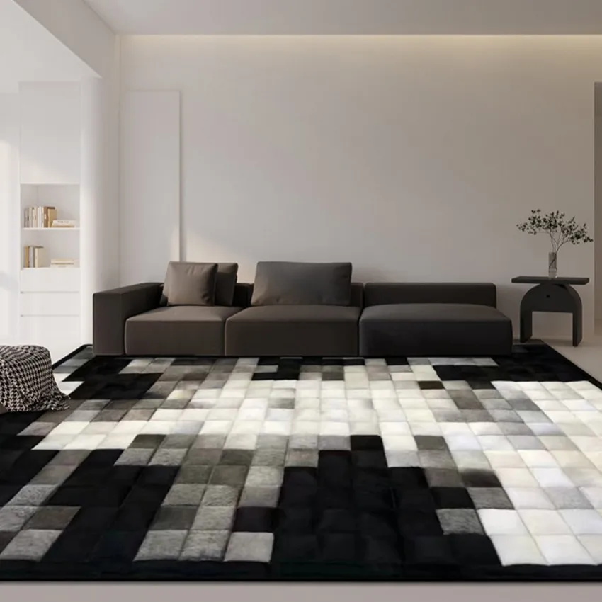 Thick version genuine cowhide skin fur patchwork , big size decorative cow leather villa rug
Thick version genuine cowhide skin fur patchwork , big size decorative cow leather villa rug
