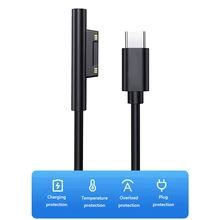 Fast Charging USB Type-C Power Supply for Microsoft Surface Pro 7 3 4 5 6 15V 3A PD Tablet Charger Adapter Cable Cord
Fast Charging USB Type-C Power Supply for Microsoft Surface Pro 7 3 4 5 6 15V 3A PD Tablet Charger Adapter Cable Cord