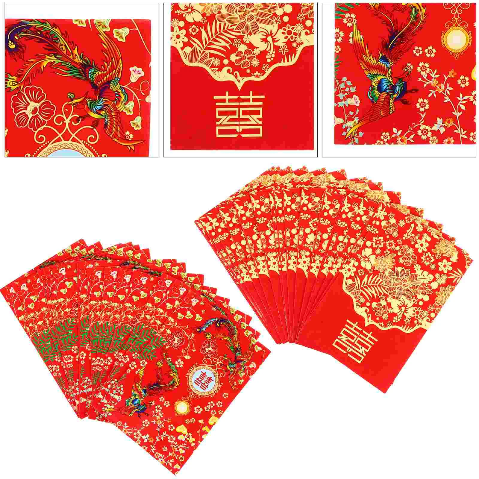 80 Pcs Decor Mini Red Envelope Gift Bags for Wedding Small Red Purse Fashionable Storage Money Change Baby
80 Pcs Decor Mini Red Envelope Gift Bags for Wedding Small Red Purse Fashionable Storage Money Change Baby