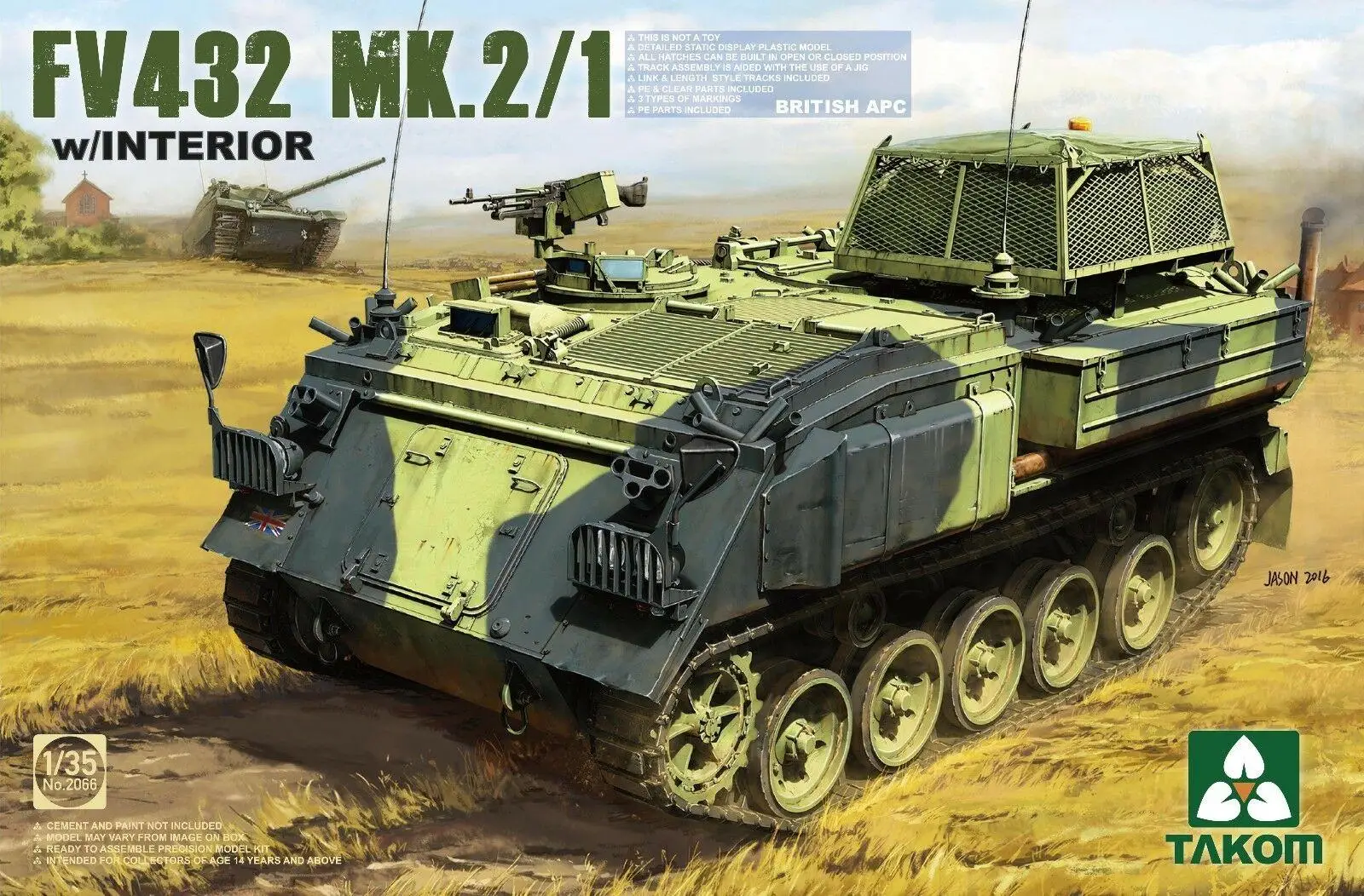 

Takom 2066 1/35 Scale British APC FV432 MK.2/1 w/Interior