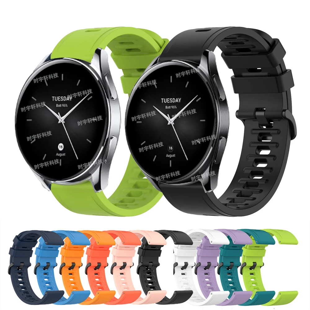 Silicone Strap For Xiaomi Watch S2 42mm 46mm Correa 22mm Sport Replacement Band For Mi Watch Color 2/S1 Pro Smartwatch Bracelet
Silicone Strap For Xiaomi Watch S2 42mm 46mm Correa 22mm Sport Replacement Band For Mi Watch Color 2/S1 Pro Smartwatch Bracelet