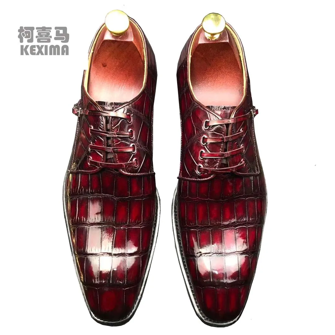 

yingshang new men dress shoes male formal sheos men crocodle leather shoes for male crocodile shoes wedding shoes for male