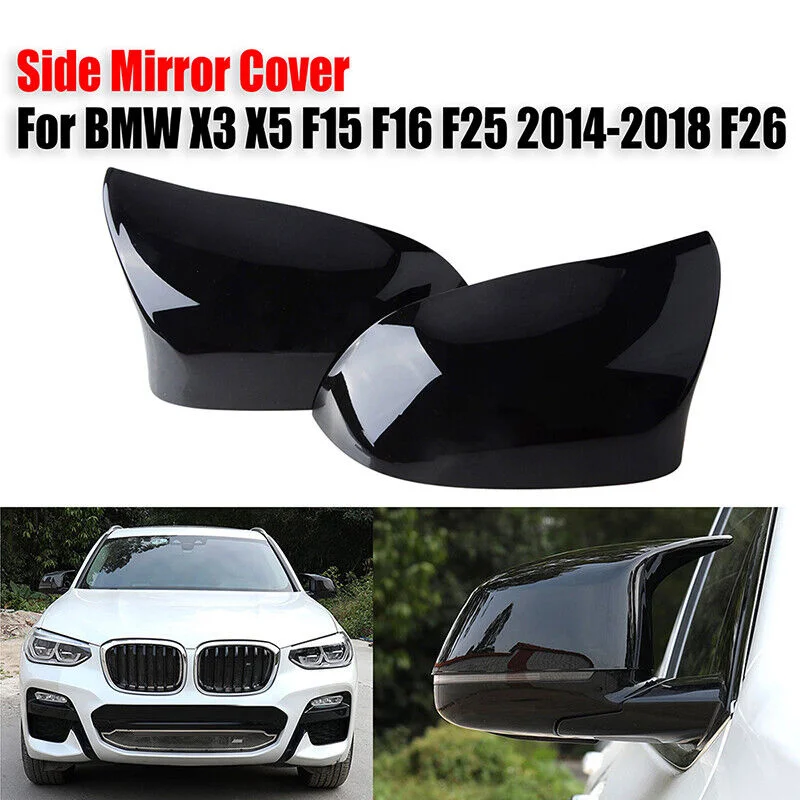Auto Car Rear View Side Mirror Cover Trim for BMW F25 X3 F26 X4 F15 X5 F16 X6 2014 2015-2018 Bright black Carbon Fiber Style
Auto Car Rear View Side Mirror Cover Trim for BMW F25 X3 F26 X4 F15 X5 F16 X6 2014 2015-2018 Bright black Carbon Fiber Style