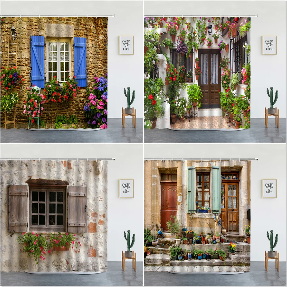 3D European Rural Town Street Landscape Printing Shower Curtain For Bathroom Curtains Waterproof Polyester Home Decor With Hooks
3D European Rural Town Street Landscape Printing Shower Curtain For Bathroom Curtains Waterproof Polyester Home Decor With Hooks