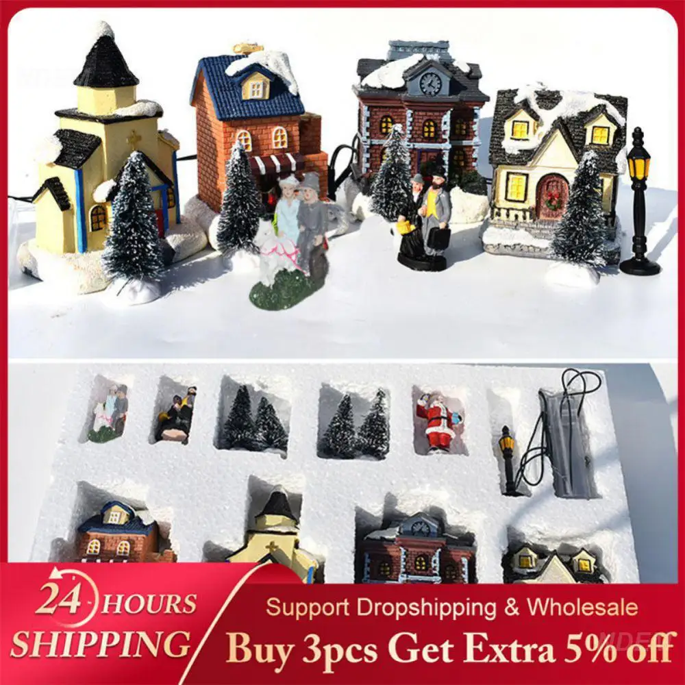 Glow-in-the-dark Adorable Colorful Christmas Decorations Without Batteries Festive Atmosphere In-demand Mini Houses Festive
Glow-in-the-dark Adorable Colorful Christmas Decorations Without Batteries Festive Atmosphere In-demand Mini Houses Festive