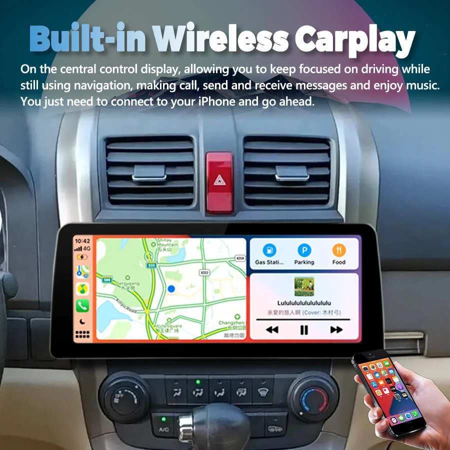 12.3inch Qled Screen Radio Car Video Player Stereo For Honda CRV CR-V 2006 2008 2012 Android 12 GPS Multimedia Carplay Head Unit
12.3inch Qled Screen Radio Car Video Player Stereo For Honda CRV CR-V 2006 2008 2012 Android 12 GPS Multimedia Carplay Head Unit