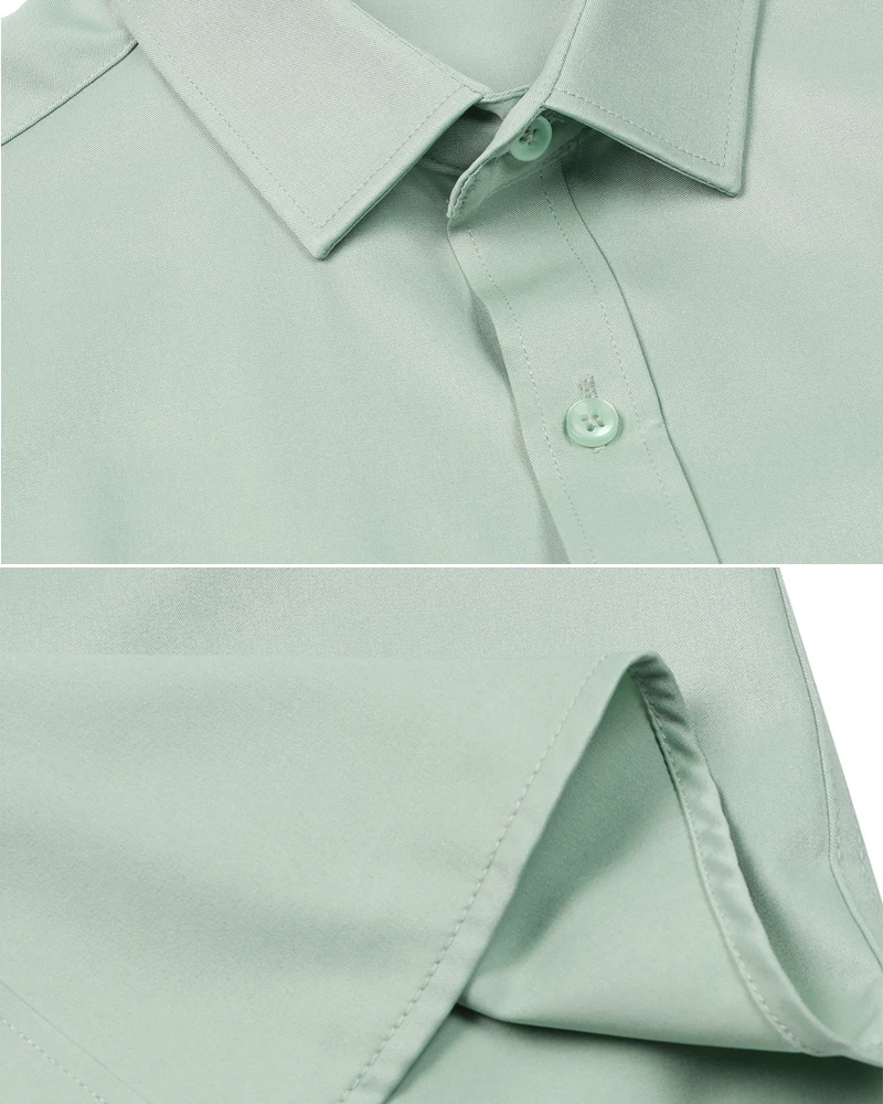 قميص أبيض للرجال بأكمام طويلة، كاجوال بدون حديد، قميص مناسب للربيع/الصيف، ملابس رسمية احترافية قميص أبيض للرجال بأكمام طويلة، كاجوال بدون حديد، قميص مناسب للربيع/الصيف، ملابس رسمية احترافية