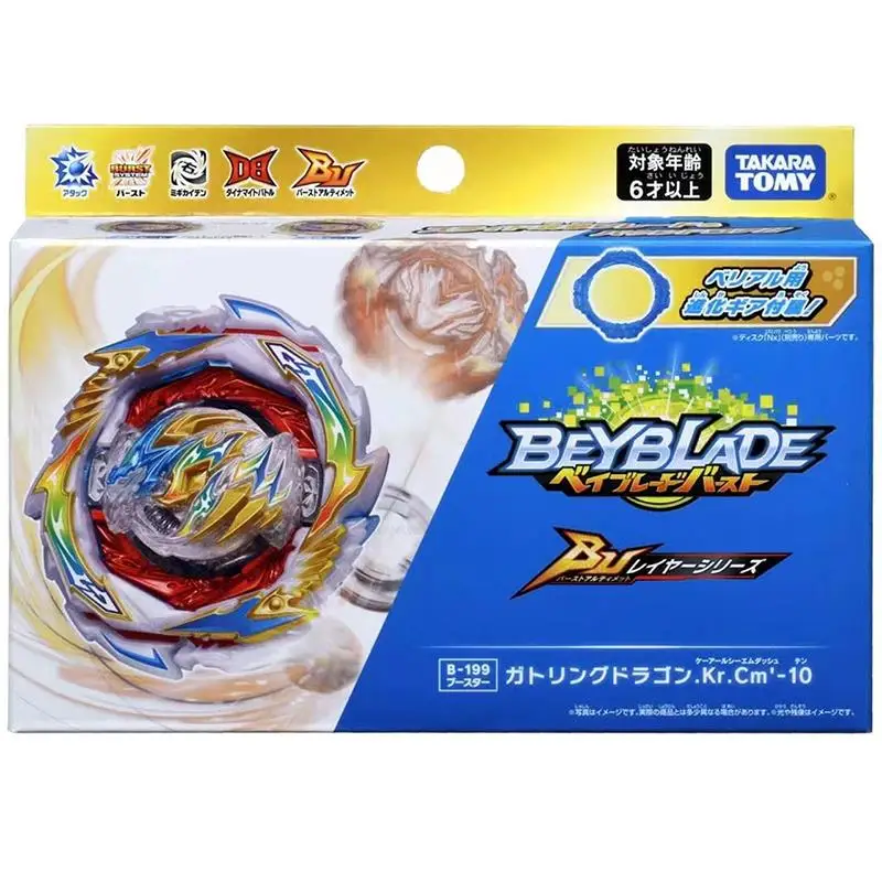 TAKARA TOMY Gatling Dragon. Kr.Cm'-10 Burst Ultimate Beyblade B-199 (Бесплатная доставка), рождественский подарок для детей, Коллекционирование игрушек
TAKARA TOMY Gatling Dragon. Kr.Cm'-10 Burst Ultimate Beyblade B-199 (Бесплатная доставка), рождественский подарок для детей, Коллекционирование игрушек