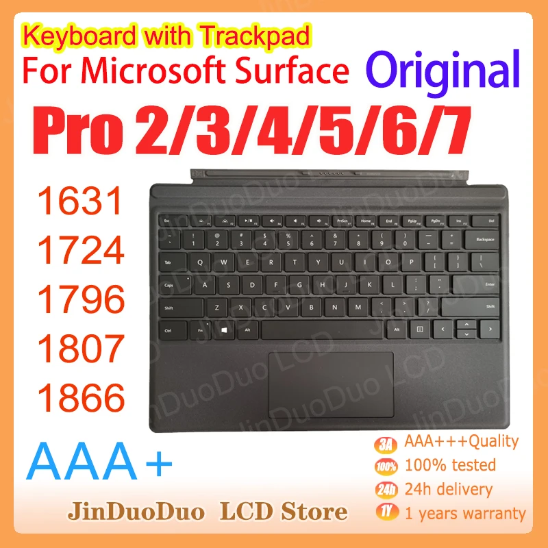Original Keyboard Tablet For For Microsoft Surface Pro4 Pro5 Pro6 Pro7 Wireless Bluetooth Touchpad Keyboard Replacement
Original Keyboard Tablet For For Microsoft Surface Pro4 Pro5 Pro6 Pro7 Wireless Bluetooth Touchpad Keyboard Replacement