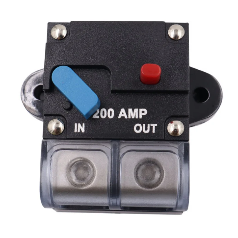 50A/60A/80A/100A/150A/200A/250A/300A Fuse Holders Inverter Circuit Breaker Car Audio Solar Energy Inline Circuit Breaker Fuse
50A/60A/80A/100A/150A/200A/250A/300A Fuse Holders Inverter Circuit Breaker Car Audio Solar Energy Inline Circuit Breaker Fuse