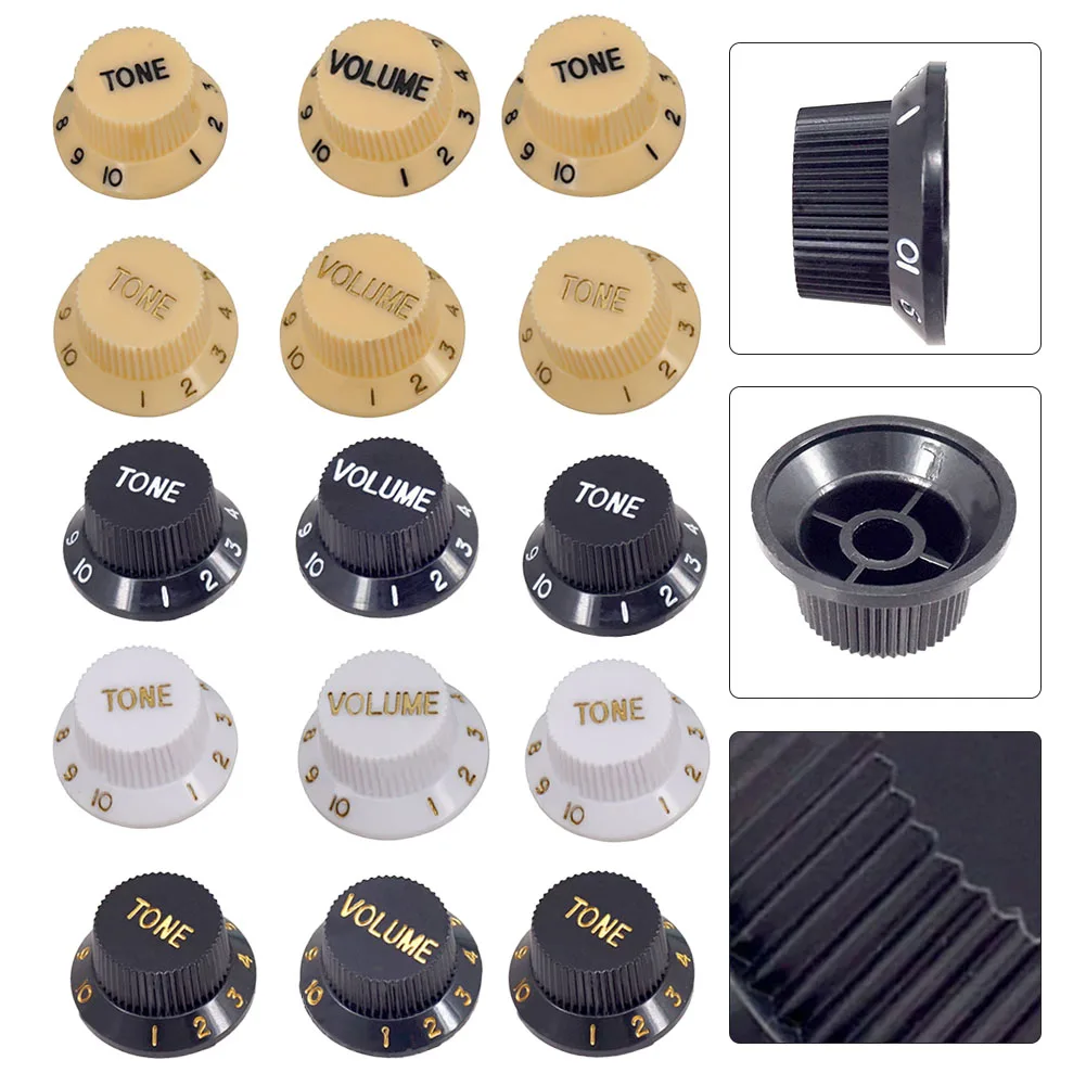 3Pcs/set Guitars ST Knob 1-Volume 2-Tone Control Knobs For ST SQ Or The Same Type Of Electric Guitar For Guitar Accessories
3Pcs/set Guitars ST Knob 1-Volume 2-Tone Control Knobs For ST SQ Or The Same Type Of Electric Guitar For Guitar Accessories