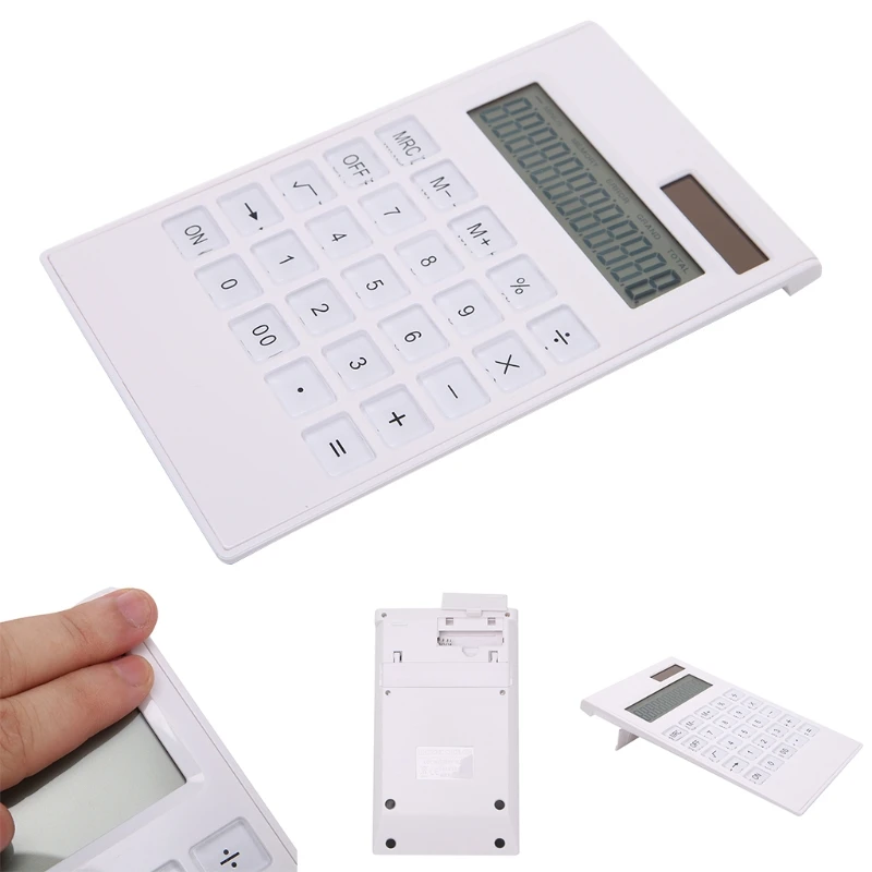 

Simple Crystal for Key Calculator Handheld for Student Learning Accounting Girls Mini Portable Power-saving Calculators