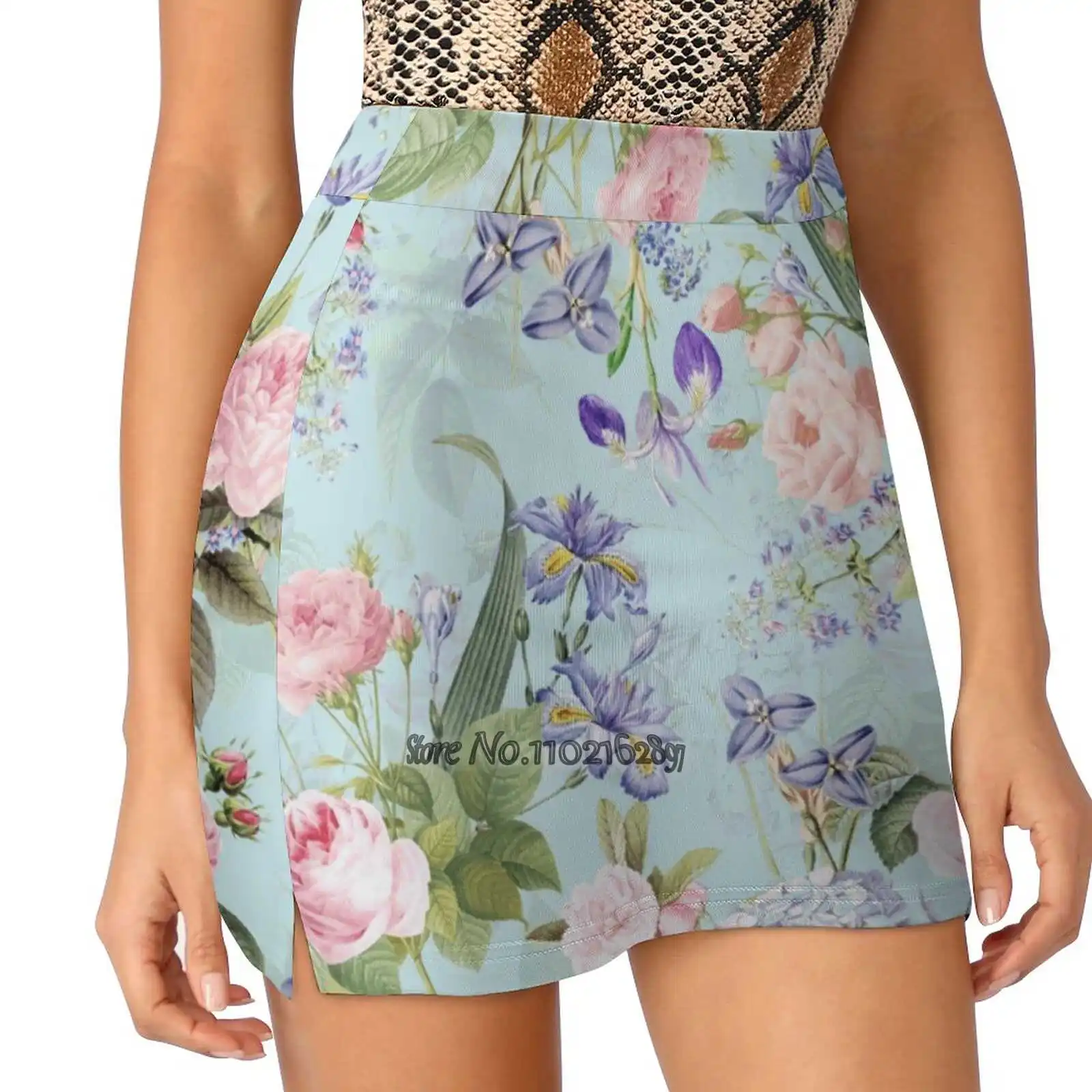 Pierre Joseph Redouté - Most Beautiful Roses Bouquets Blue Women Sports Lining Skirt Tennis Dance Fitness Short Printed Skirts
Pierre Joseph Redouté - Most Beautiful Roses Bouquets Blue Women Sports Lining Skirt Tennis Dance Fitness Short Printed Skirts