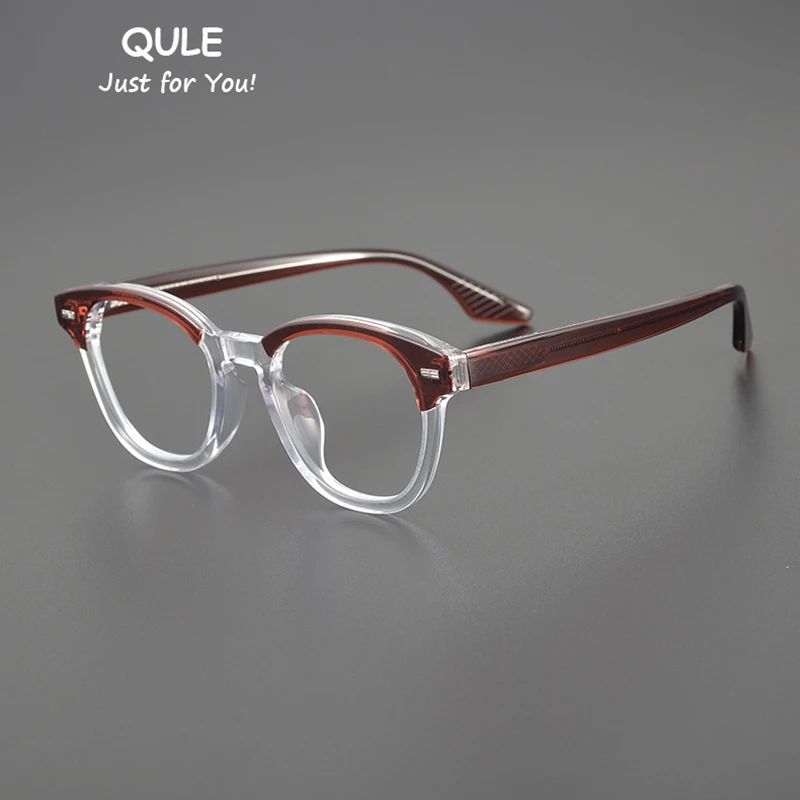 

Fashion Acetate Frames Eyewear for Men Women Myopia Reading Oval Eyeglasses Prescription Top Quality Retro Handmade Spectacle