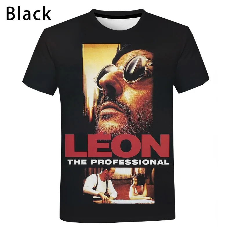 

New Summer 3D Movie LEON The Professional Printing T Shirt Matilda Graphic T-shirts For Men Kid Fashion Tees Unisex Top Clothing