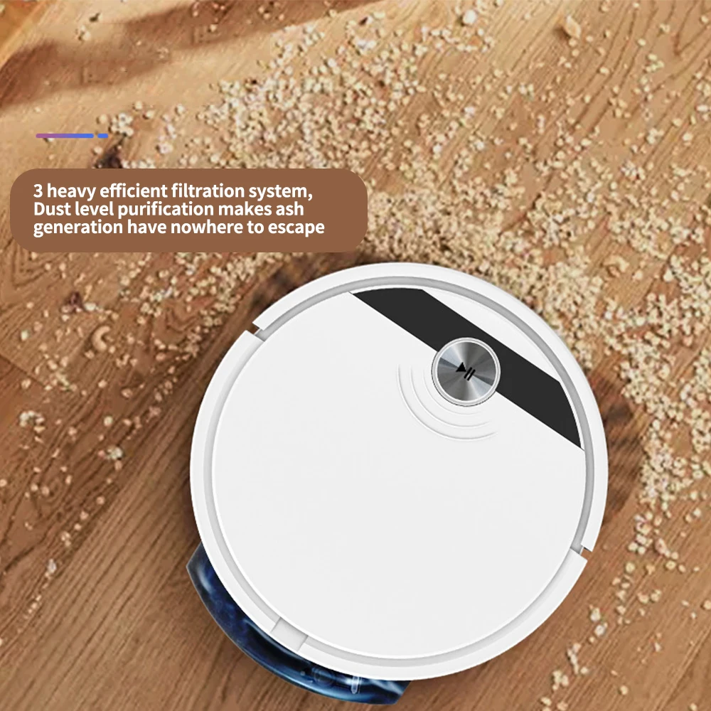 Sweeping Robot Intelligent Household APP Home Anti-drop Smart Vacuum Sweeping Robot USB Charging Sweeping and Dragging 3 In 1
Sweeping Robot Intelligent Household APP Home Anti-drop Smart Vacuum Sweeping Robot USB Charging Sweeping and Dragging 3 In 1