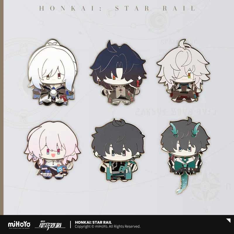 Presale Game Honkai: Star Rail Official Merch Dan Heng Imbibitor Lunae March 7th Jing Yuan Jing Liu Ren Blade Chibi Metal Badge
Presale Game Honkai: Star Rail Official Merch Dan Heng Imbibitor Lunae March 7th Jing Yuan Jing Liu Ren Blade Chibi Metal Badge