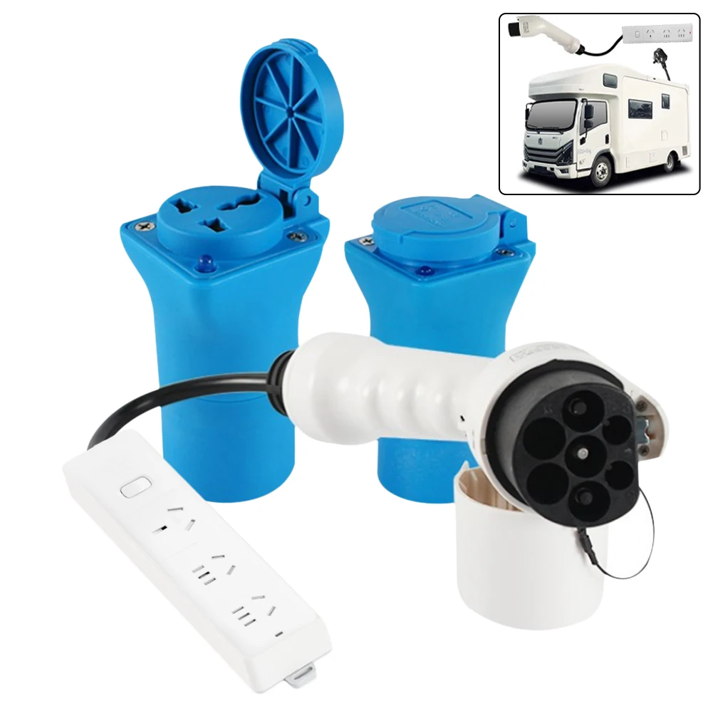 EV Charging Station Conversion Plug Power Supply Socket AC Charging Station Adapter For Scooter Electric Vehicles RV Caravan
EV Charging Station Conversion Plug Power Supply Socket AC Charging Station Adapter For Scooter Electric Vehicles RV Caravan
