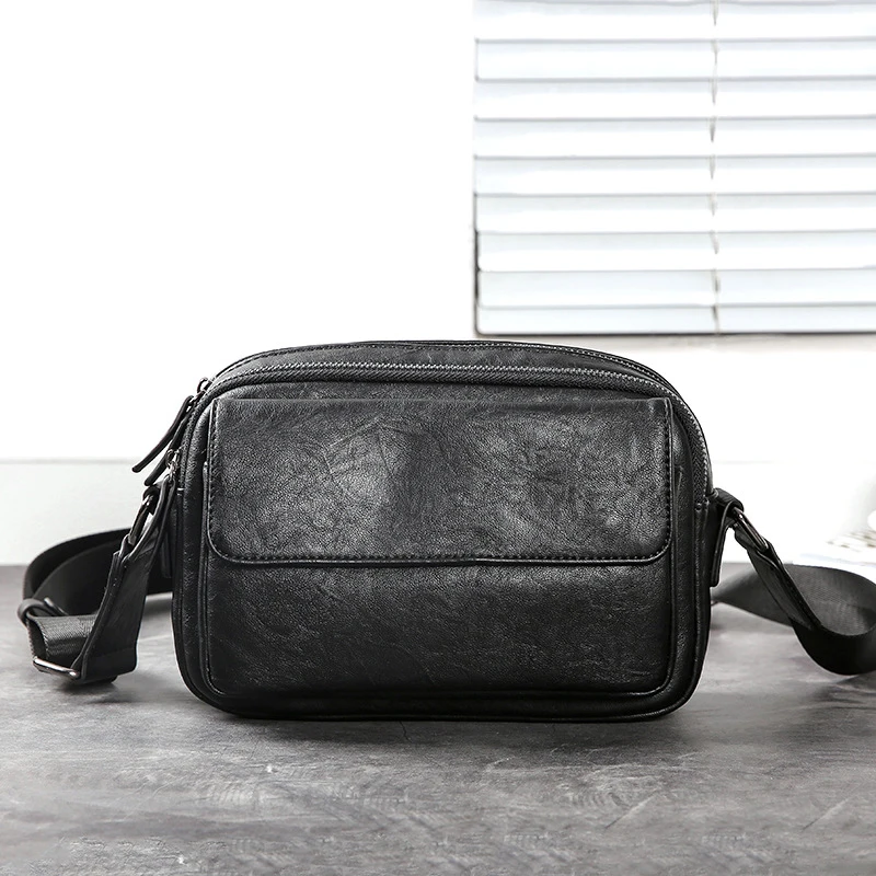 Fashion Men's PU leather Casual messenger bag shoulder bag Crossbody bag 190607
Fashion Men's PU leather Casual messenger bag shoulder bag Crossbody bag 190607