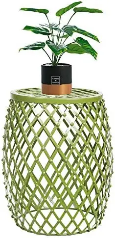 Side, Home Garden Accents Round Metal Stool End Table Plant Stand for Living Room Bedroom Nightstand, Green Desk chair Chair for
Side, Home Garden Accents Round Metal Stool End Table Plant Stand for Living Room Bedroom Nightstand, Green Desk chair Chair for