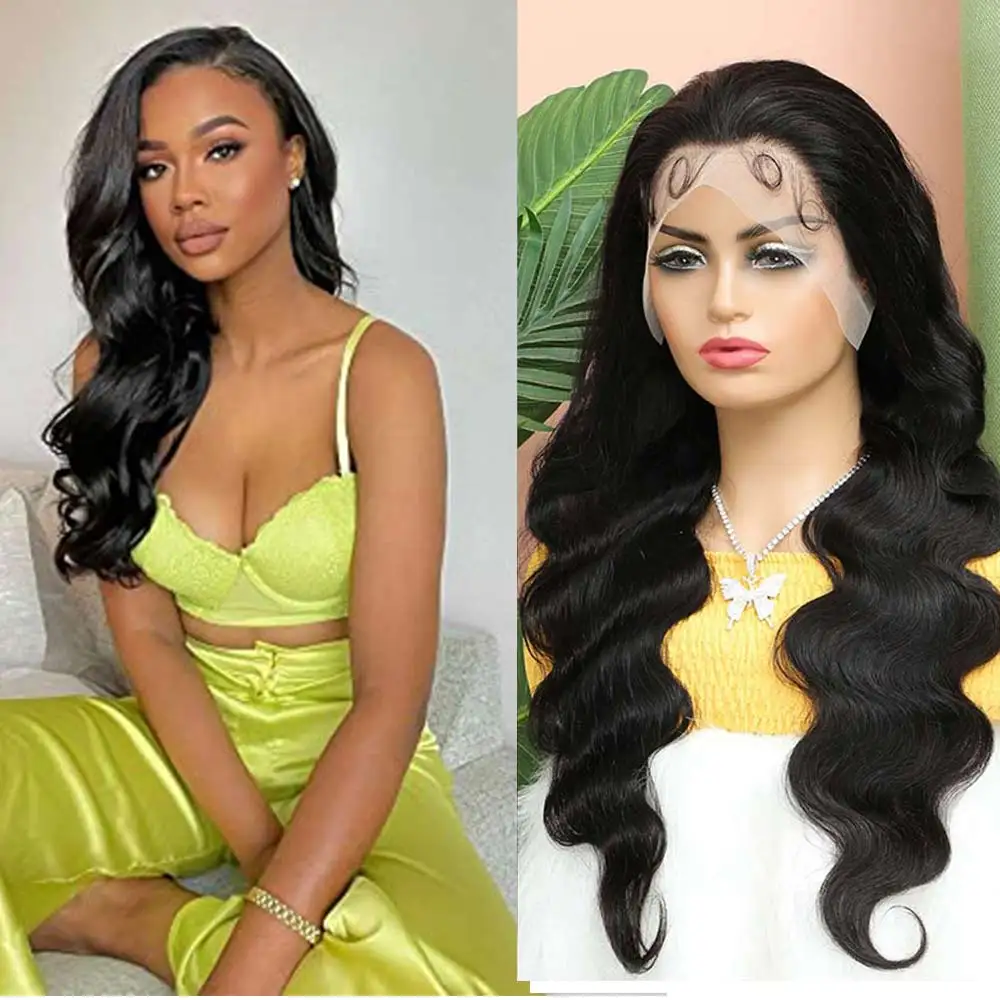 13x4 Body Wave Wig Transparent Lace Front Wig Remy Pre Plucked Bleached Knots Peruvian Lace Front 100% Human Hair Wigs
13x4 Body Wave Wig Transparent Lace Front Wig Remy Pre Plucked Bleached Knots Peruvian Lace Front 100% Human Hair Wigs