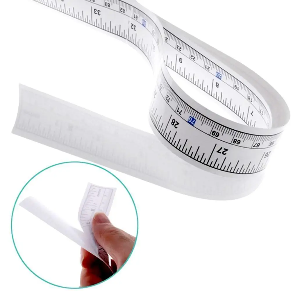 90CM Self Adhesive Metric Measure Tape Ruler High Quality Sewing Machine Sticker Household Measuring Tools
90CM Self Adhesive Metric Measure Tape Ruler High Quality Sewing Machine Sticker Household Measuring Tools