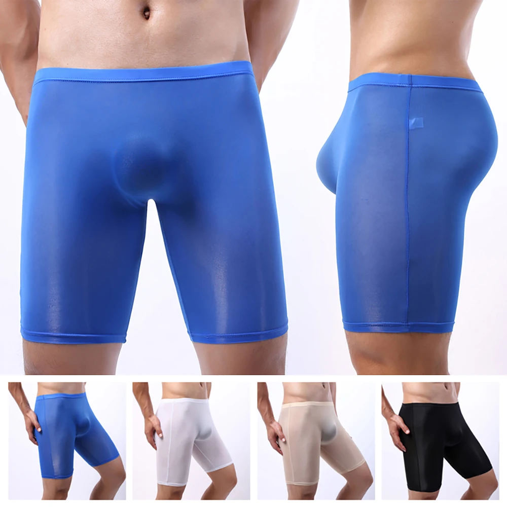 Men's Boxers Underwear Transparent Boxershorts Seamless Male Long Leg See Through Underpants Sexy Bulge Pouch Ice Silk Panties
Men's Boxers Underwear Transparent Boxershorts Seamless Male Long Leg See Through Underpants Sexy Bulge Pouch Ice Silk Panties