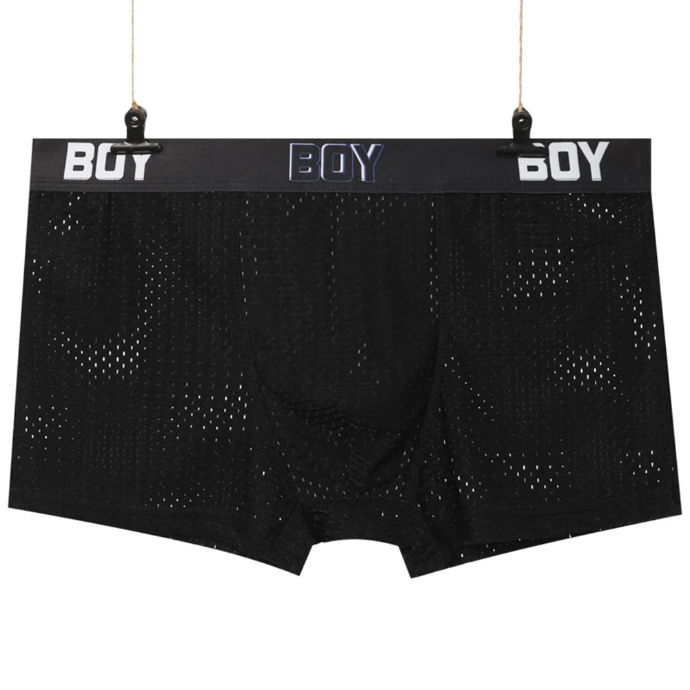 Men Sexy Mesh Breathable Elastic Boxer Briefs Underwear Home Shorts Underpants Lingerie Panties Solid Seamless Men's Boxer Short
Men Sexy Mesh Breathable Elastic Boxer Briefs Underwear Home Shorts Underpants Lingerie Panties Solid Seamless Men's Boxer Short